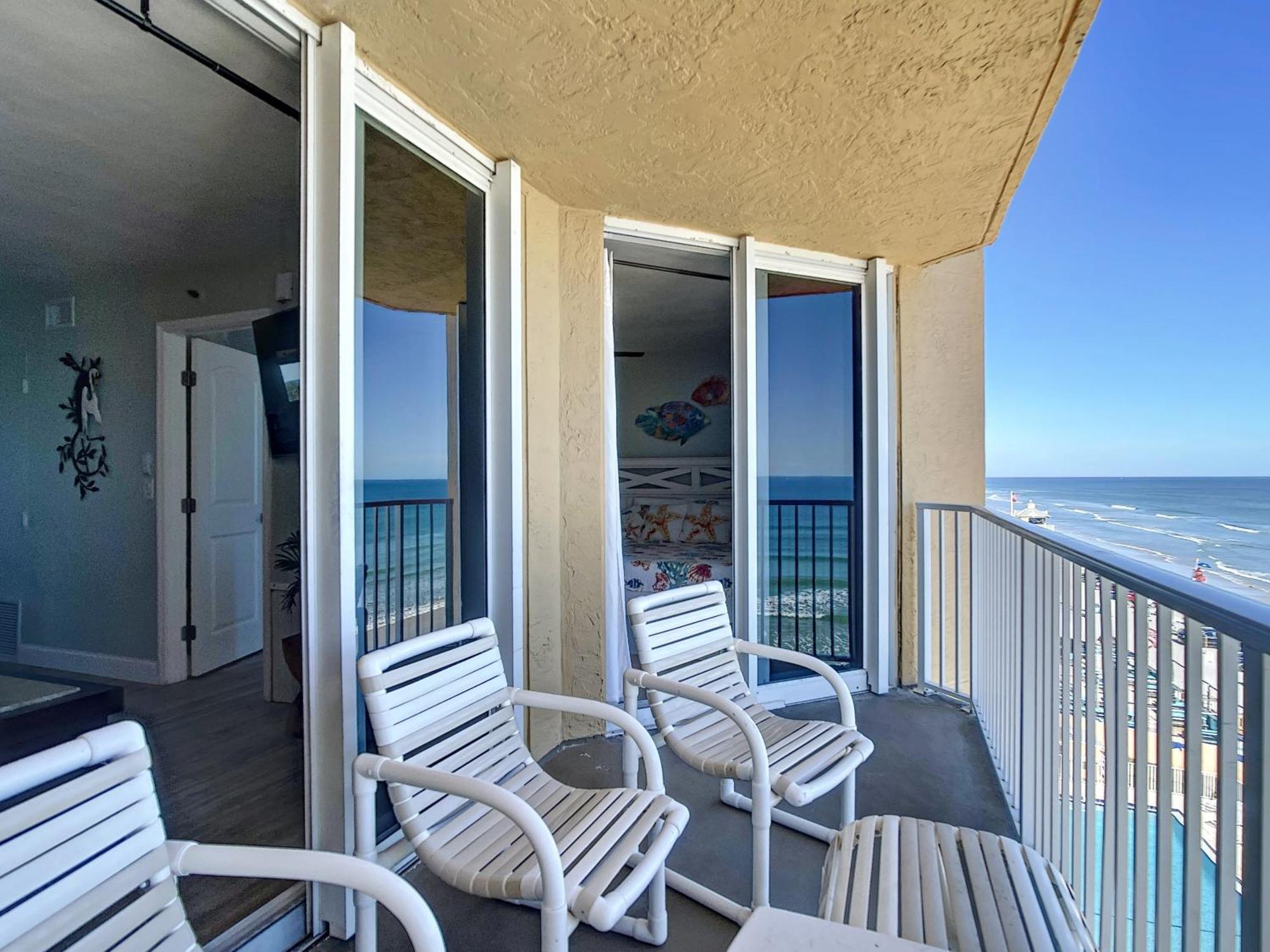 Вилла Oceanfront Balcony, Pool, Bbq, Steps To Flagler Ave Нью-Смирна-Бич Экстерьер фото