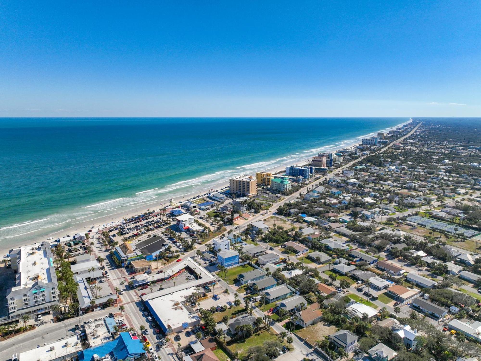 Вилла Oceanfront Balcony, Pool, Bbq, Steps To Flagler Ave Нью-Смирна-Бич Экстерьер фото